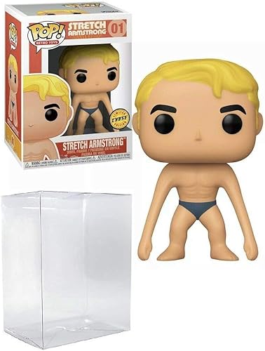 Miniatura 1 de Stretch Armstrong Chase Edition Pop #02 Retro Toys figura de vinilo (con protector EcoTek para proteger la caja de presentación)