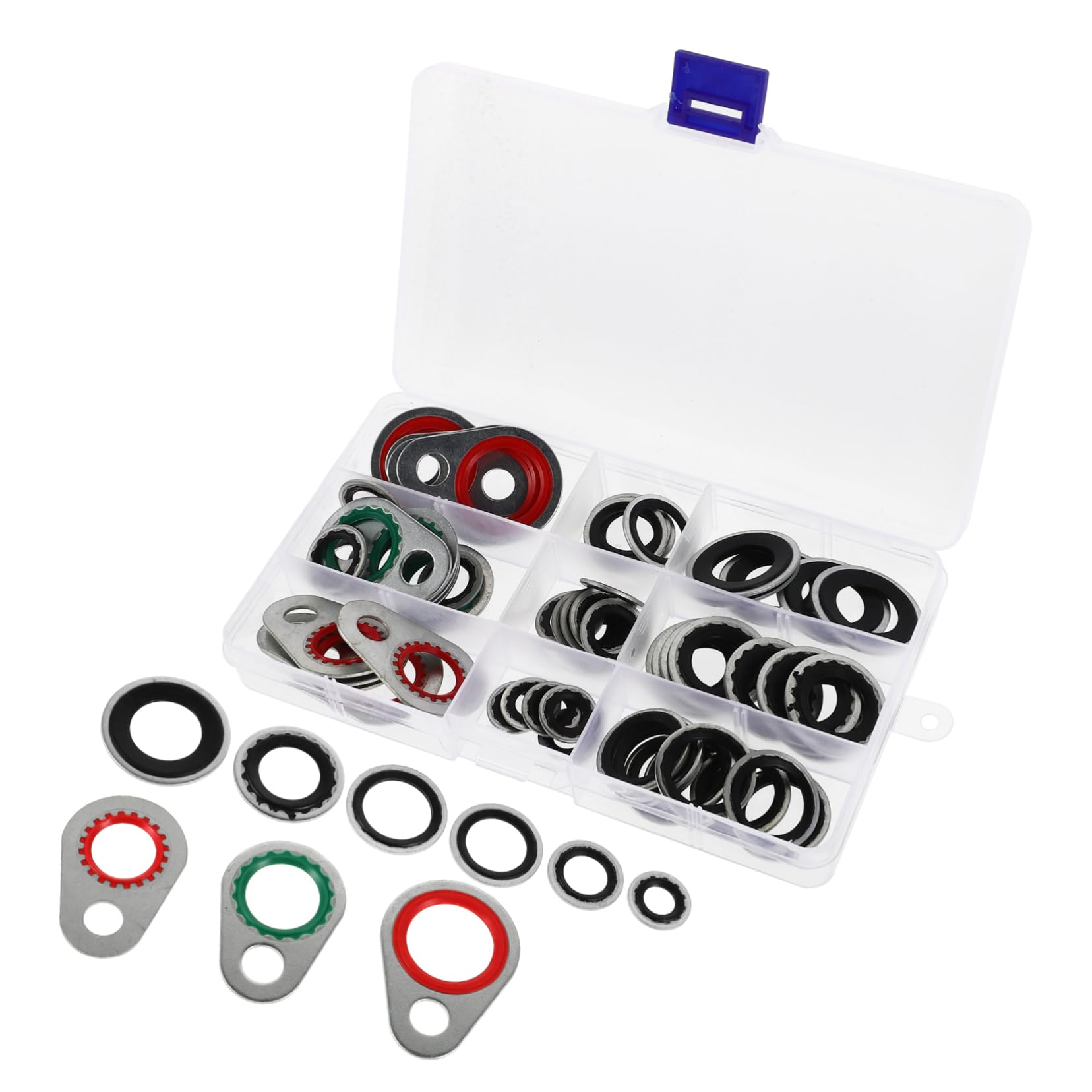 Luxshiny 5juegos Juntas De Sello para Compresor De Aire Acondicionado Kit De Arandelas para Reparación De Compresor Automotriz Compatible Sello Duradero y Fácil Instalación y Uso
