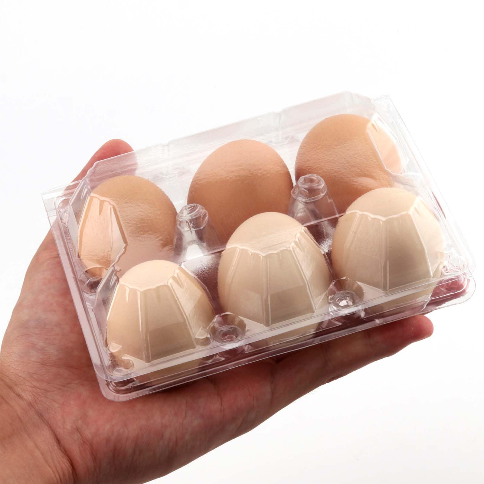 50 Pack Large Plastic Egg Cartons - 1 Dozen Clear Duck Egg Tray - Reusable Egg Storage Holder for Refrigerator, Family Pasture, Duck Farm, Market Display 50 Pack Large Plastic Egg Cartons - 1 Dozen Clear Duck Egg Tray - Reusable Egg Storage Holder for Refrigerator, Family Pasture, Duck Farm, Market Display