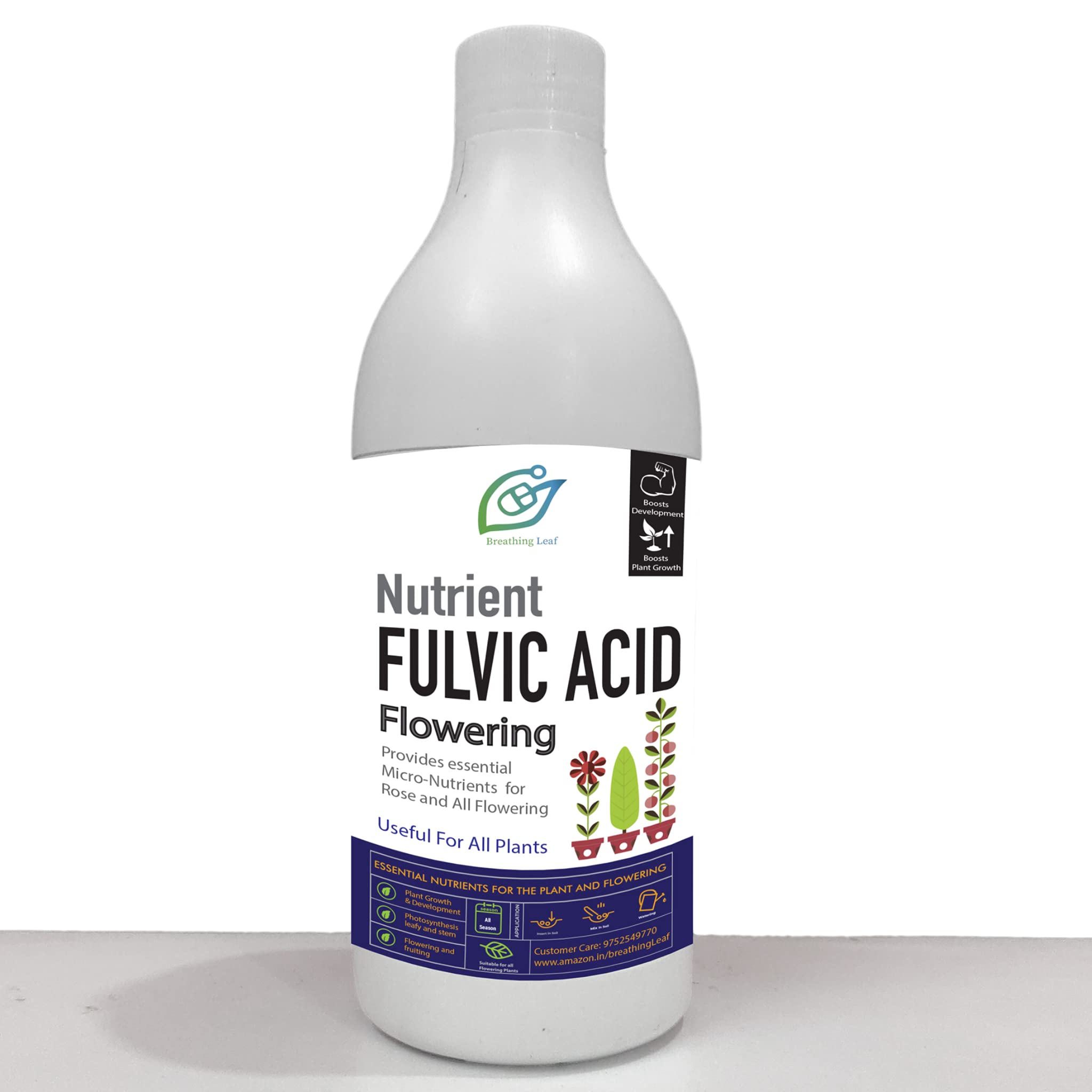 BreathingLeaf Fulvic Acid for Plants in Home Gardening | Boost Plant Growth and Yield (Fruits and Flowers) | (200 ml) (B08T6K955J) Amazon Price History, Amazon Price Tracker
