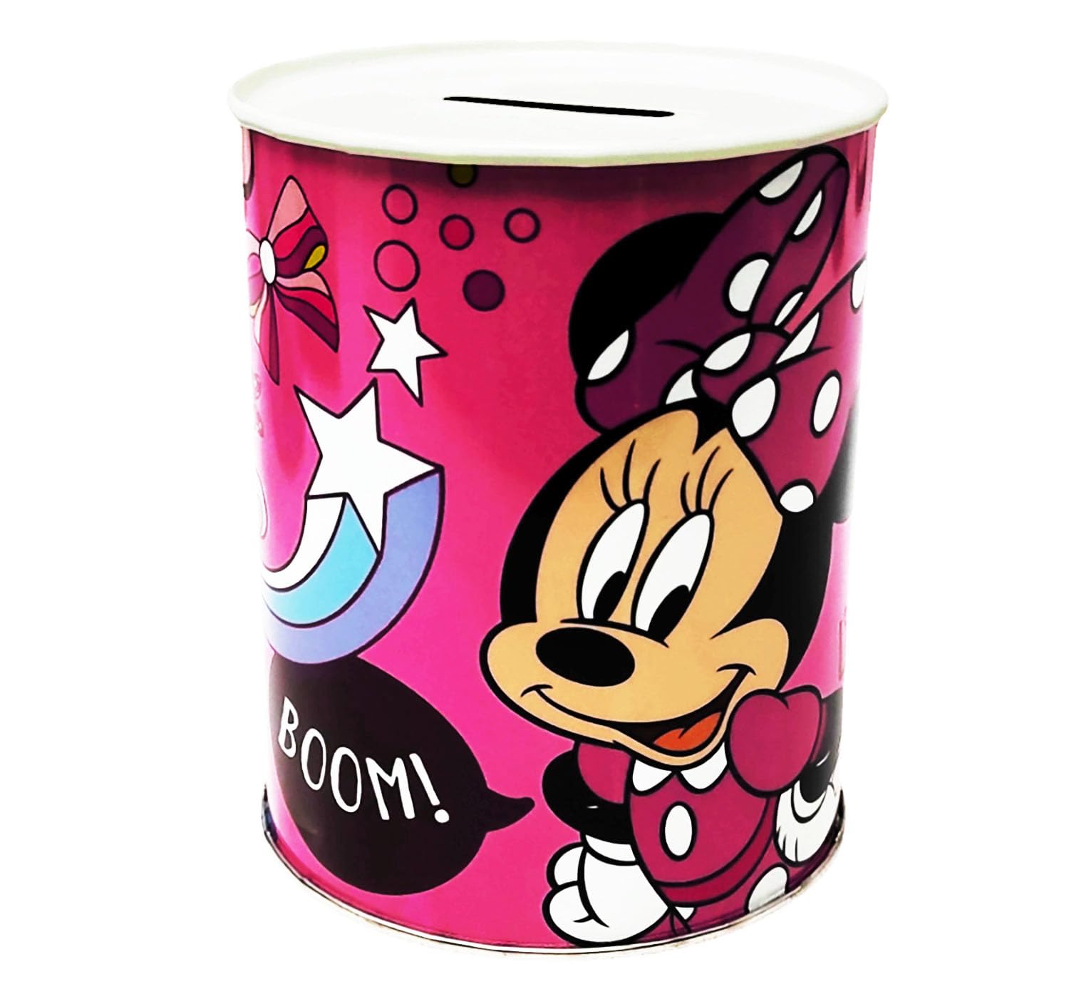 Disney Kumbara Mickey Mouse Minnie Metal Teneke Açılamaz 11 x 8 cm