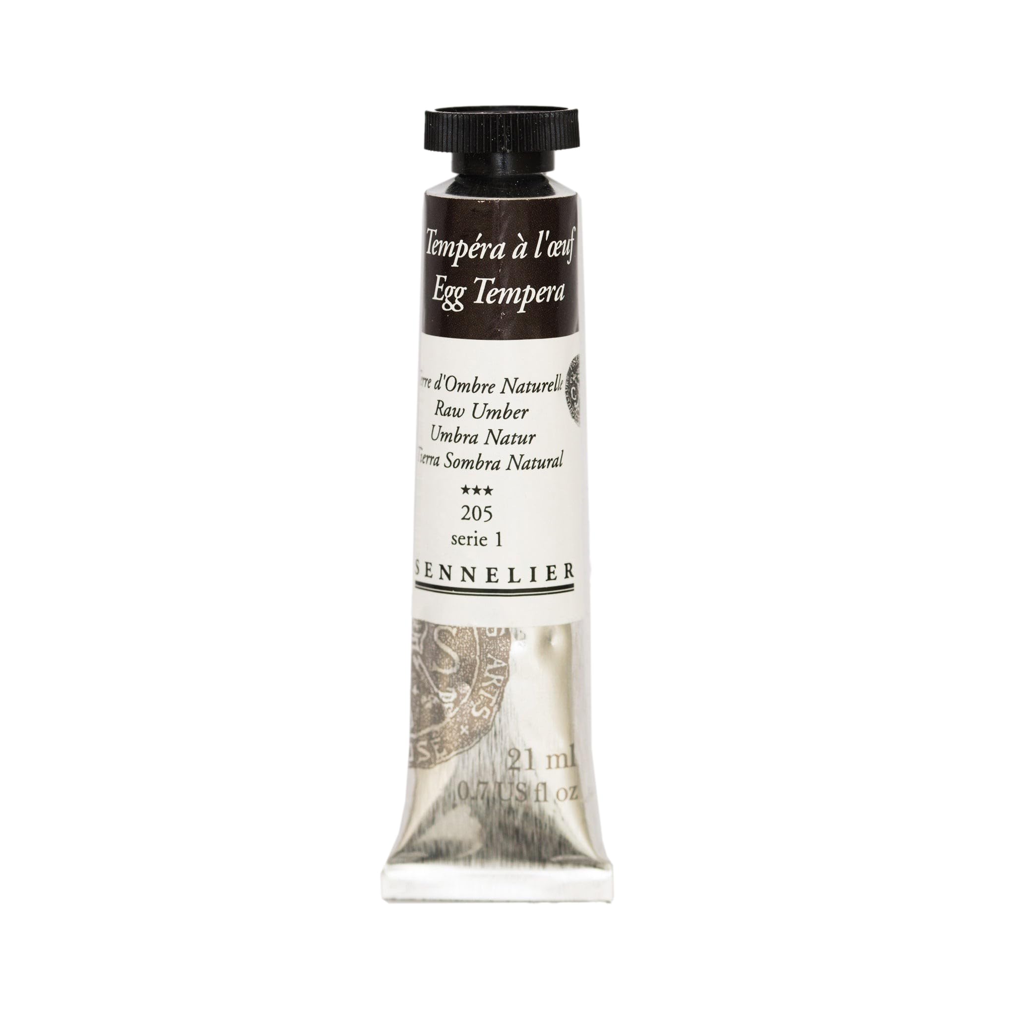Sennelier Beige : Egg Tempera : 21Ml Tube Raw Umber