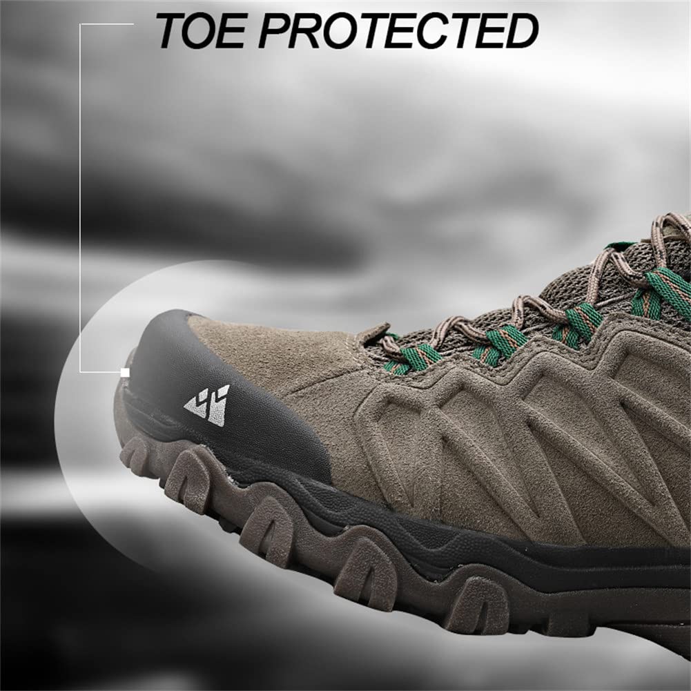 ailishabroy Lightweight, Comfortable and Breathable Sports Shoes Khaki