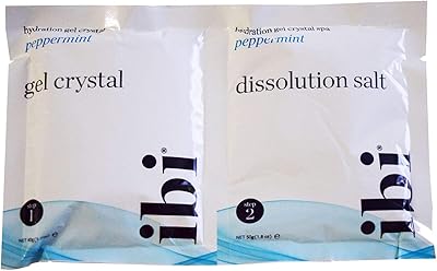 IBI Pedi Spa Packets Peppermint Spa Gel, 10 Set