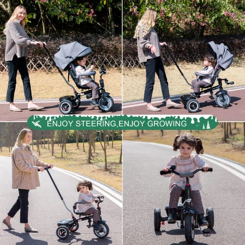 Besrey Triciclo Bambini 1 anno 7 in 1 Bicicletta