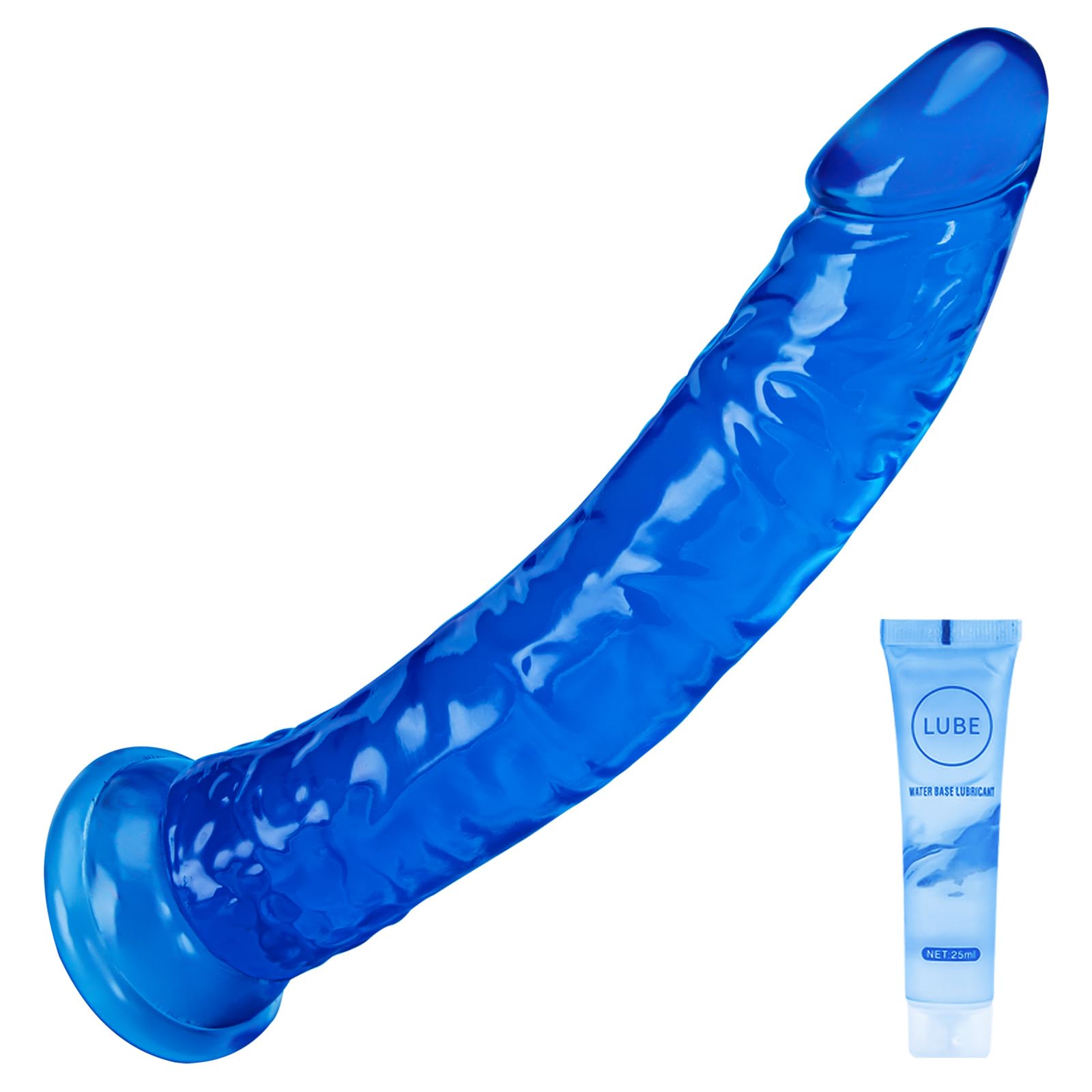 29 cm Großer Blauer Dildo Sexspielzeug Große Realistische Dildos mit Starkem Saugnapf für Frauen Vaginal Anal G Punkt Sex, Weicher Riesiger Penis Dildo Frauen Männer Paare Gay Spiel