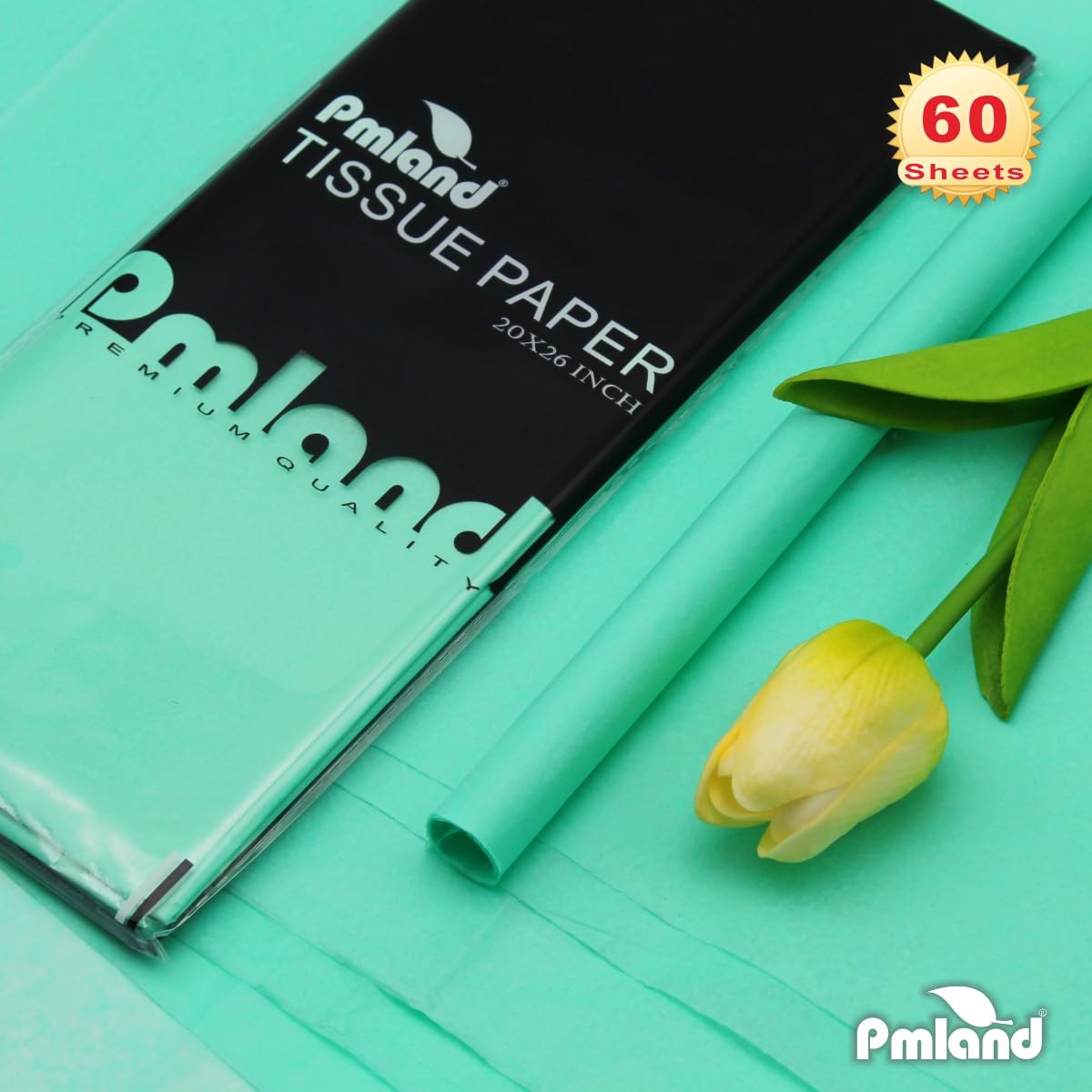 Amazon.com: PMLAND Gift Wrapping Tissue Paper - Mint Green - 26 Inches x 20  Inches 60 Sheets : Health & Household