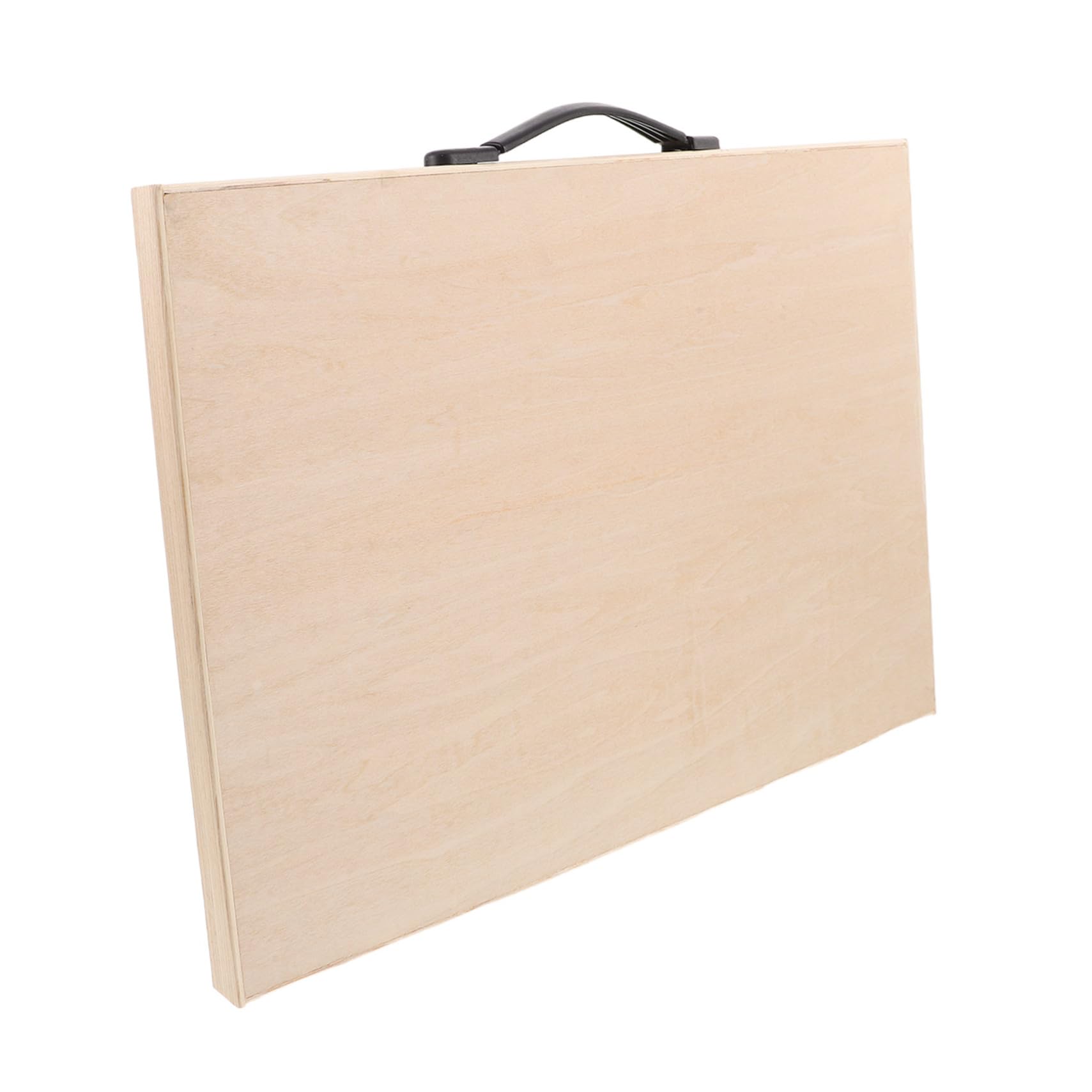 Tablero de dibujo para bocetos precisos con asa portátil PRETYZOOM de madera maciza lisa
