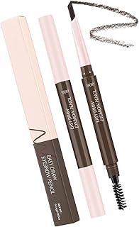 Lápiz de cejas de doble cabeza con cepillo pa...