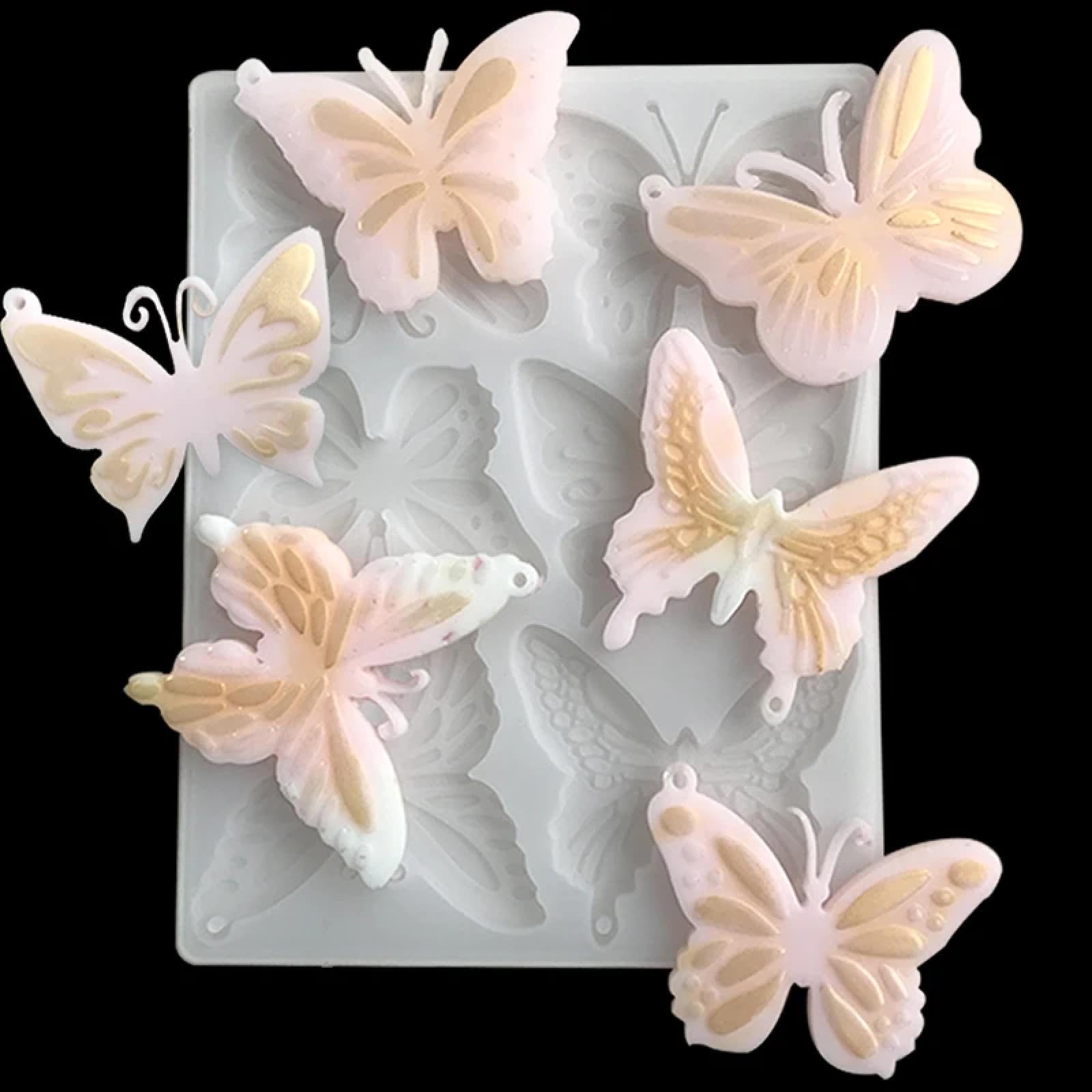 Moule en silicone papillon pour fondant chocolat et résine époxy