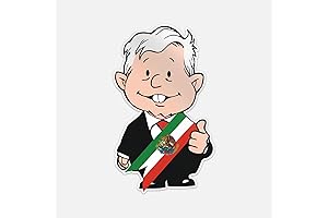 AMLO Stickers: Express Your Support with Our Durable Vinyl Car Bumper Decals