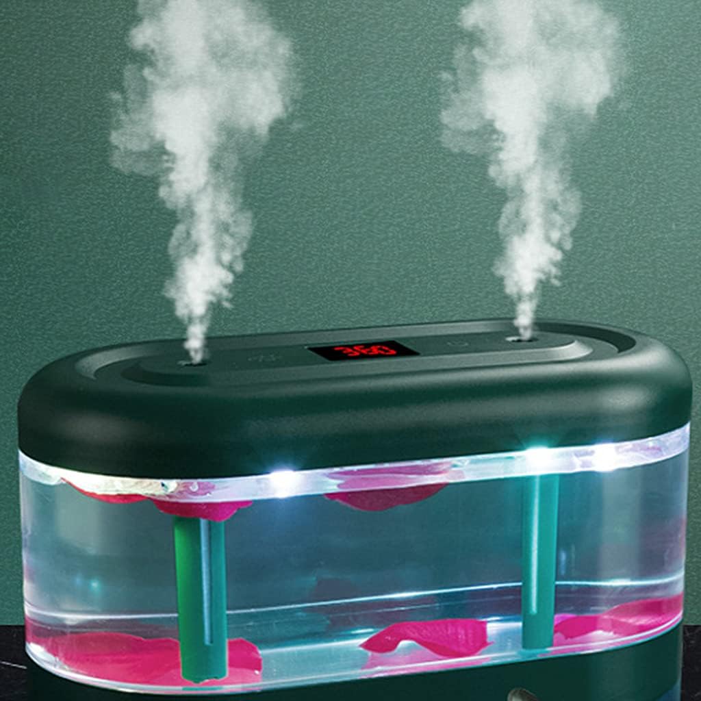 Portable Sprays Humidifier with Night Light Desktop Humidifier for W/Visible Water for for Baby Bedroom of