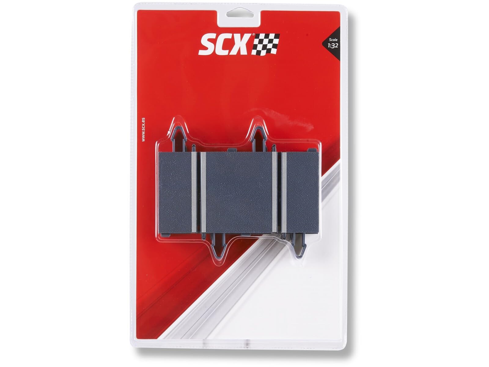 Scalextric – Accesorios y Extensiones Circuitos de Carreras ORIGINAL escala 1:32 (Ampliación Rectas 90mm)