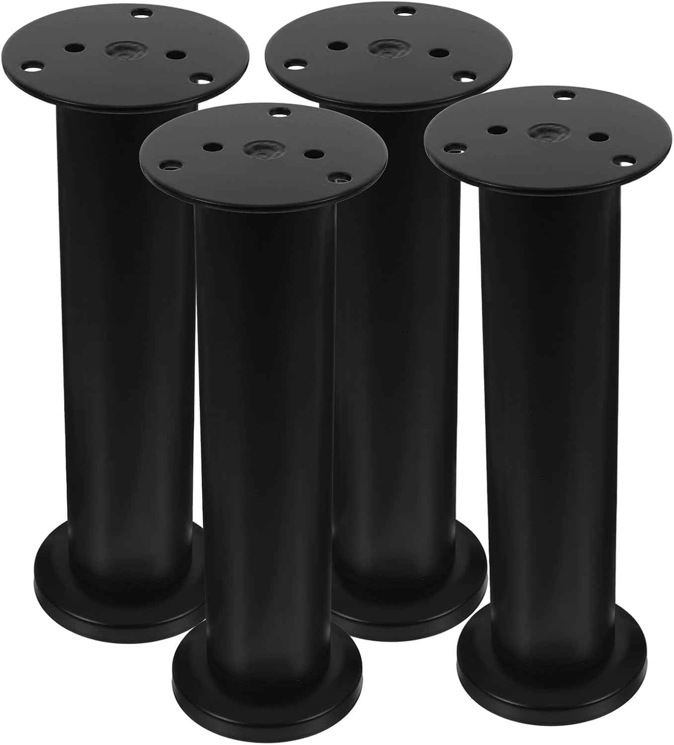 4pcs Adjustable Bed Replacement Support Legs, Heavy-Duty Plastic Furniture Legs with 18-30cm Extendable Height for Bed Frame, Cabinet, Sofa, and Table