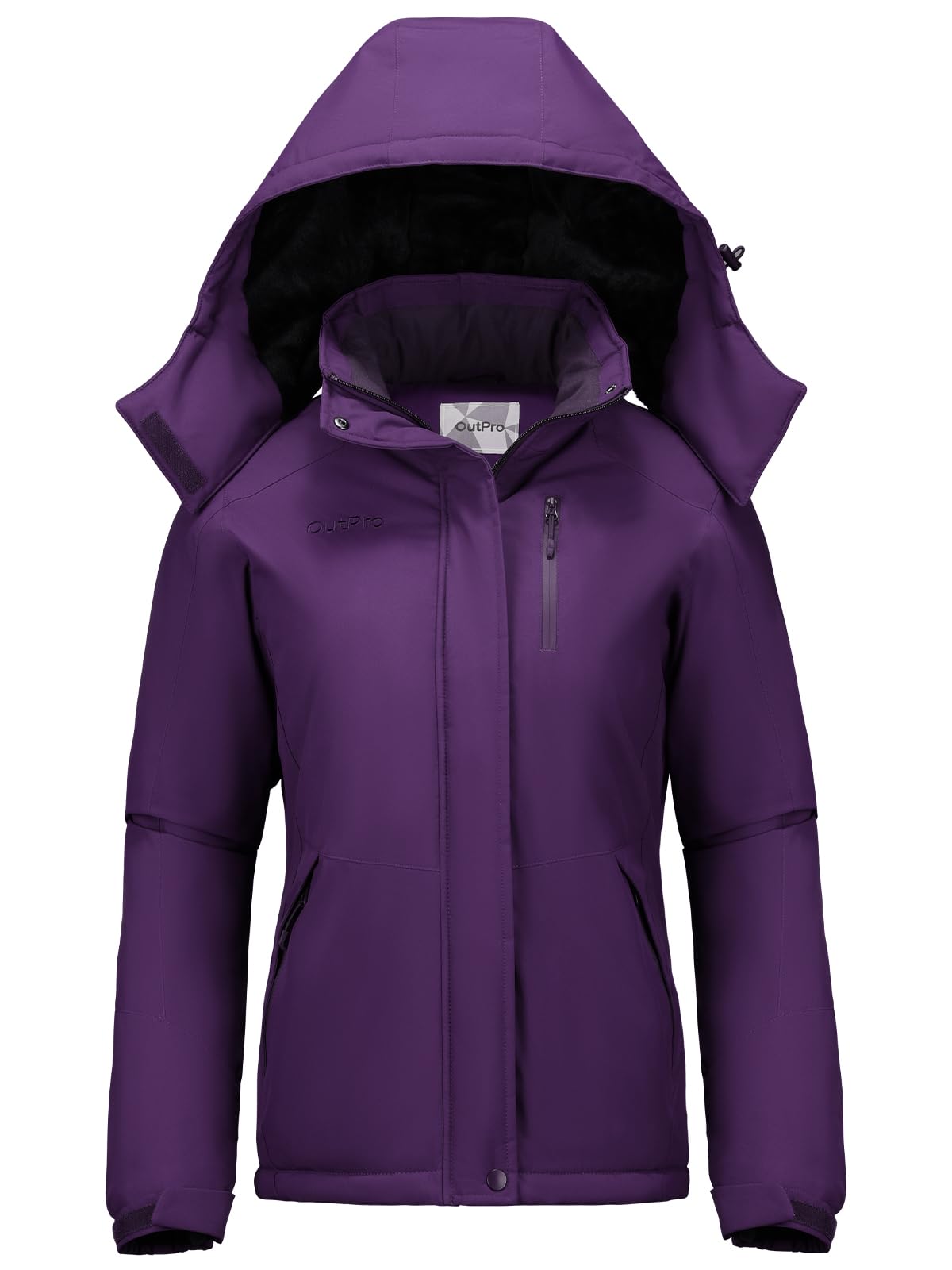 OutPro Winterjacke Damen Wasserdicht Skijacke Snowboardjacke