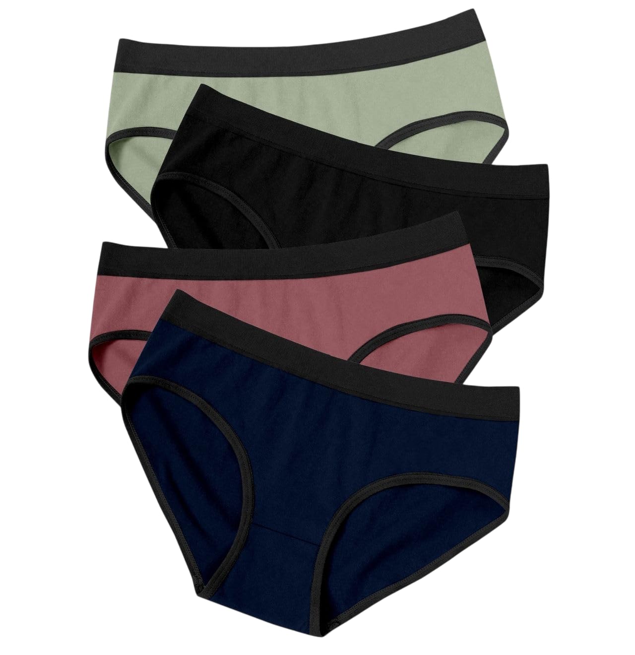 Women's Ultra-Soft Cotton Panty Pack – Cute Cartoon Print & Seamless Comfort Briefs for Girls – Breathable, Low-Rise Bikini Style Lingerie – Multicolored Underwear (Pack of 4 Pcs)-image-14