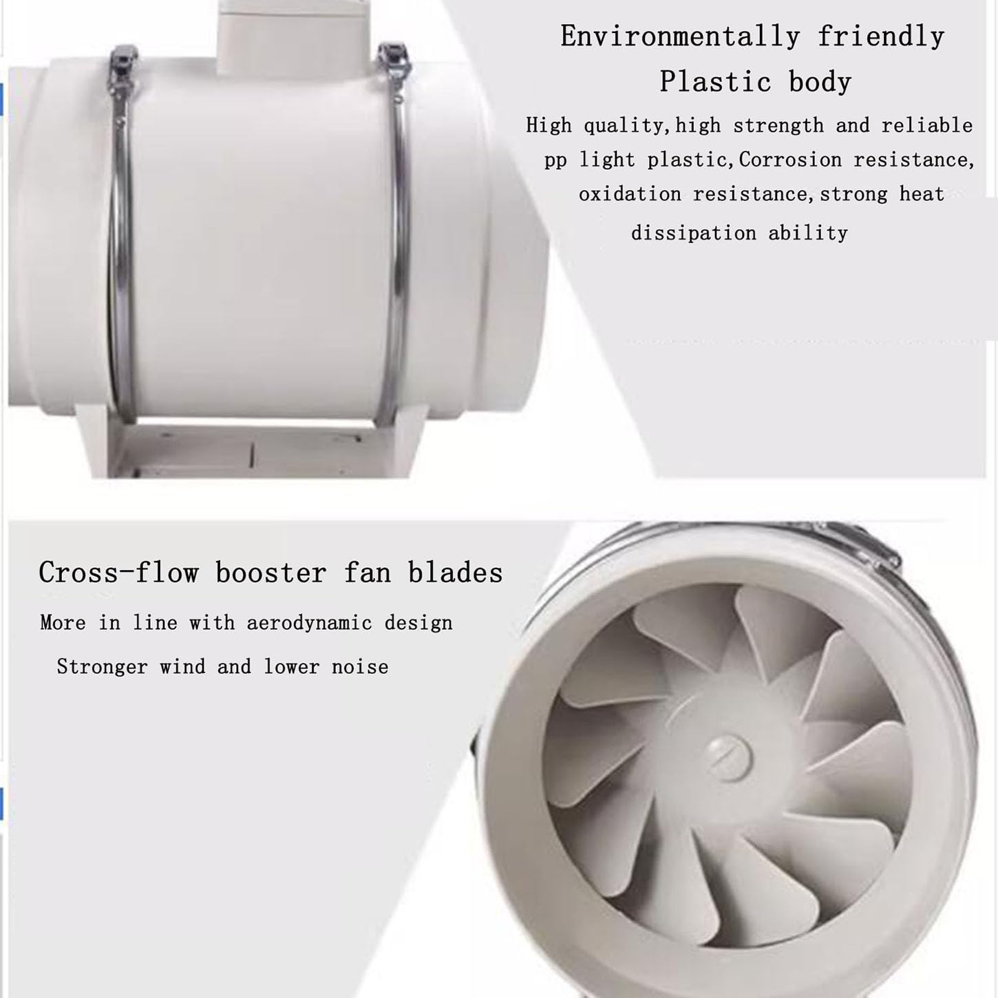 Ventola Aspirazione con Telecomando Senza Fili,Professionale Aspiratore Bagno,220V Estrattore Aria Silenzioso,Impermeabile,per Booster, Tenda di Crescita Soffiatore di Scarico,6 Inches