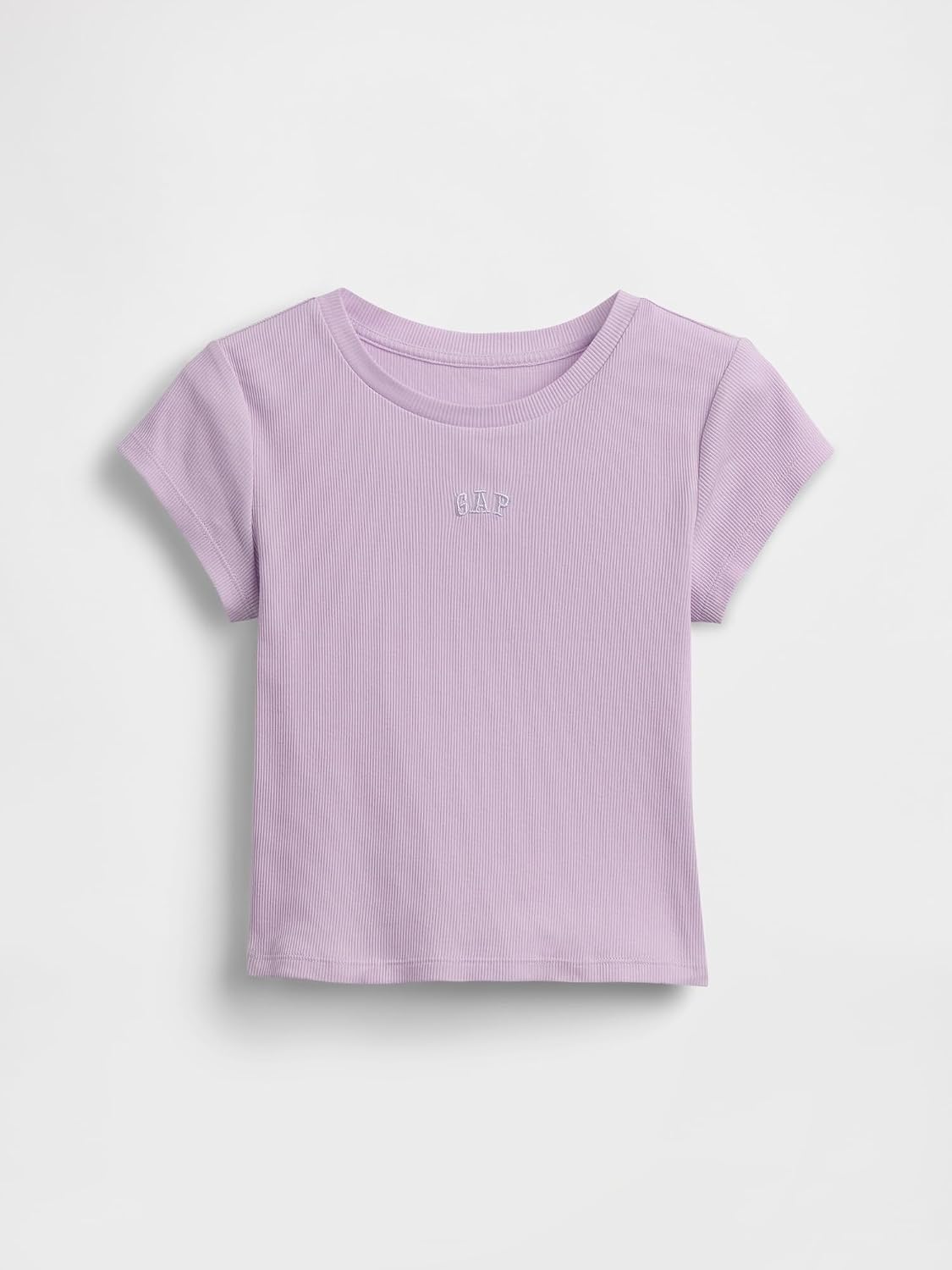 GAP Girls Short Sleeve Logo Rib Tee