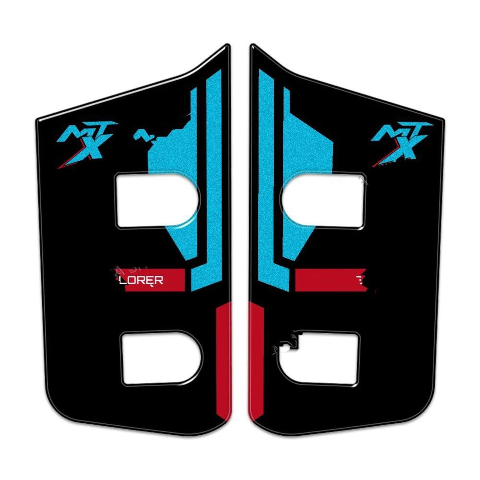 Motorcycle Tank Pad Protection Sticker Decorative Decal for CF Moto 800 MT-X 2025-2026 Streetfighter(Color3)