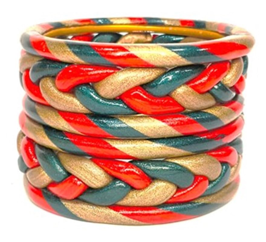 Anshi Creations Traditional Handmade beautiful choti design Printed Lac/Lakh/Lahthi bangle set (Pack of 6) (B0DCC4DK53) Amazon Price History, Amazon Price Tracker
