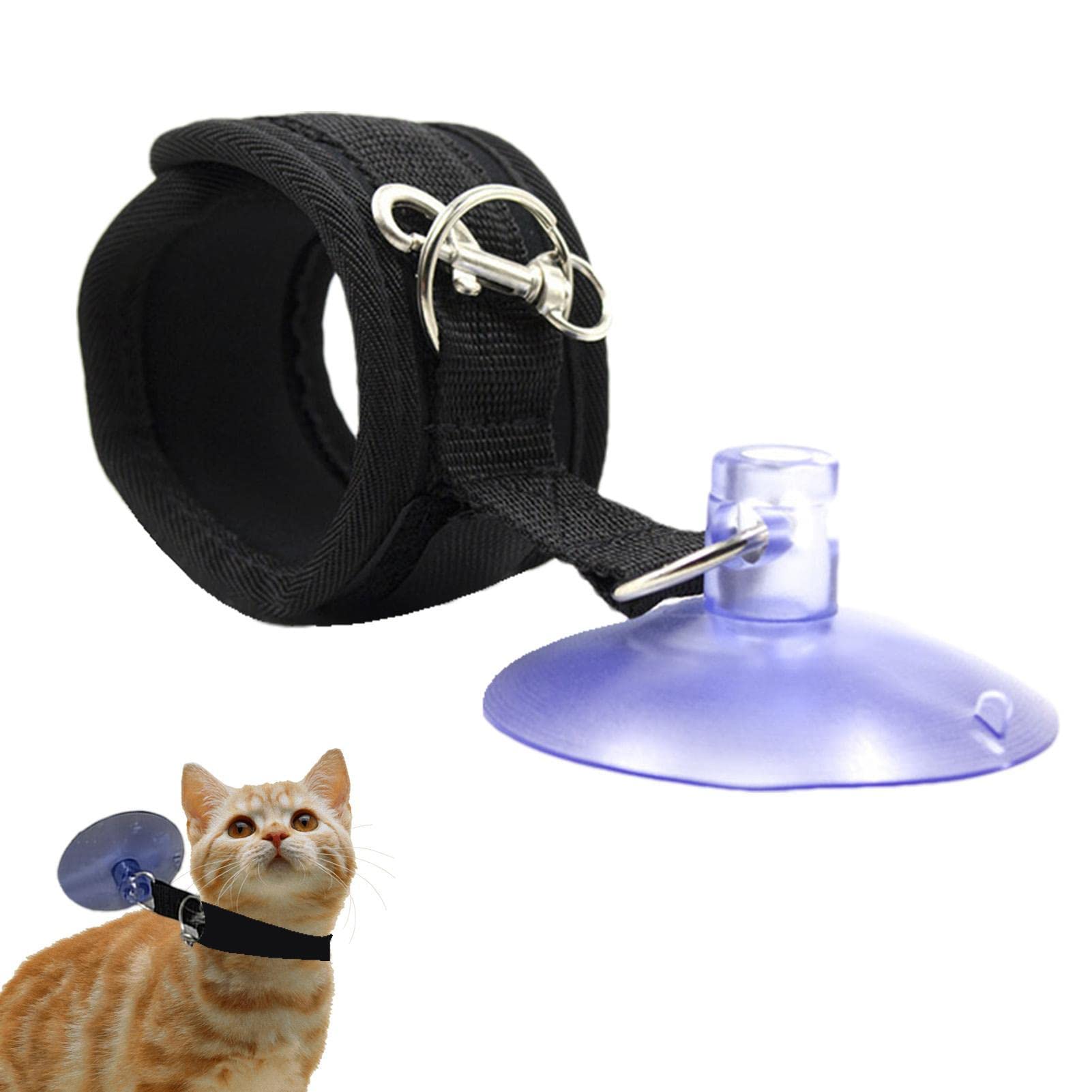 Dog Bath Tether - Bathtub Suction Cup Fixed Rope For Cats Dogs,Grooming Noose, Dog Grooming Tub Restraint, Adjustable Dog Cat Fixed Safety Rope For Pet Shower Bathing