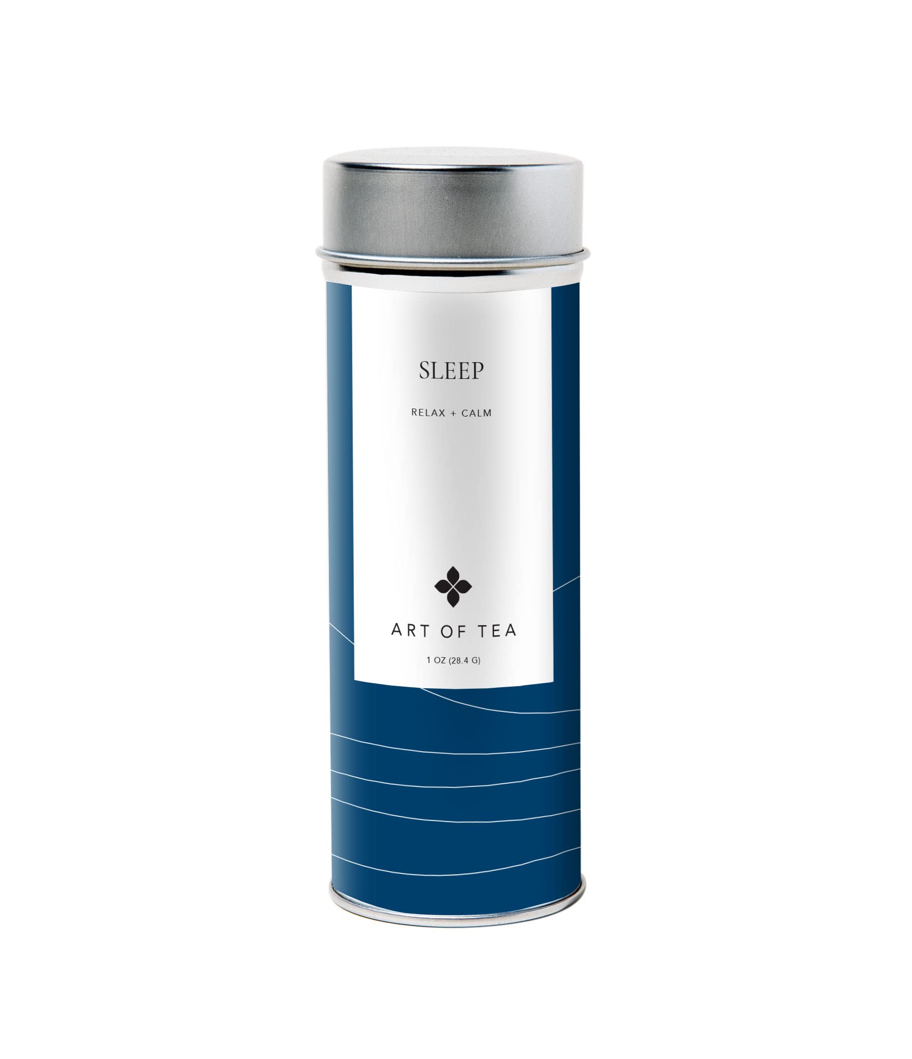 Art of Tea | Organic Sleep 1oz (Chamomile Tea, Spearmint, Valerian) | Wellness Loose Leaf Artisan Tea | Bedtime and relaxation tea
