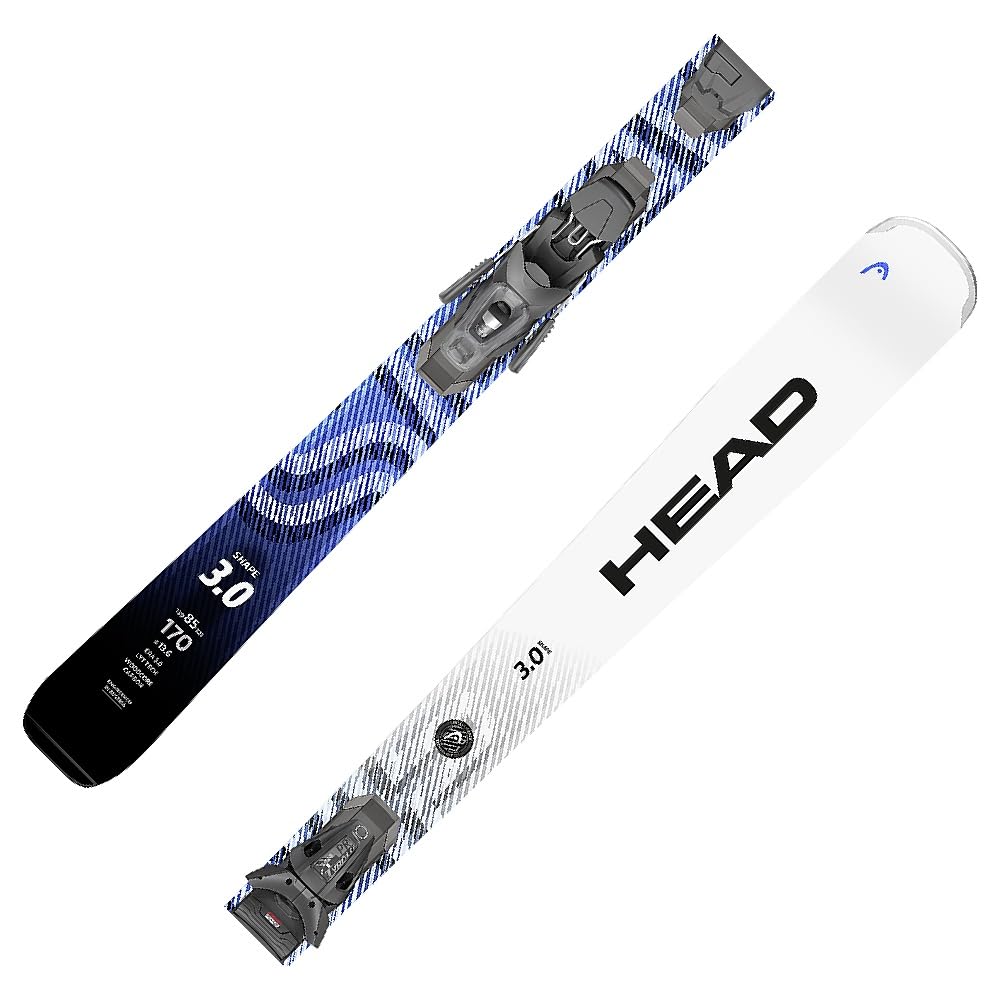 Ski Alpinski Pisten Ski - Head Shape 3.0 - Allride Rocker - inkl. Bindung PR10 GW Promo Gripwalk Z3-10 - für fortgeschrittene und Gute Fahrer - Carvingski für präparierte Piste