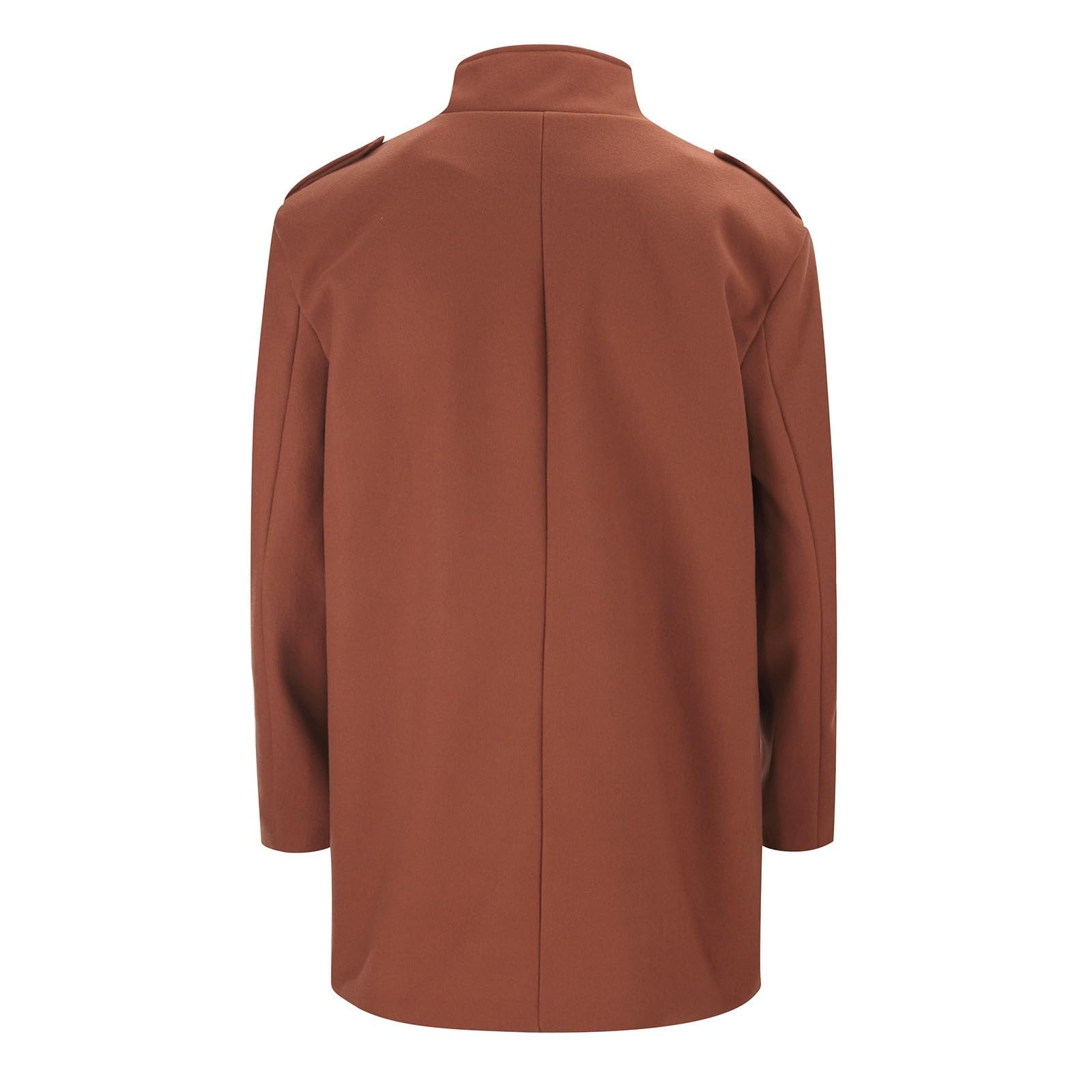 Generico Tranch Uomo Cappotto da uomo in lana per casual elegante di media lunghezza con finiture pregiate e design moderno per un comfort superiore in ogni stagione 7