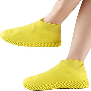Foldable Waterproof Silicone Shoes Covers | Reusable Rubber Rain Shoe Cover,Non-Slip Silicone Overshoes for Rain,Snow Day,Muddy Roads