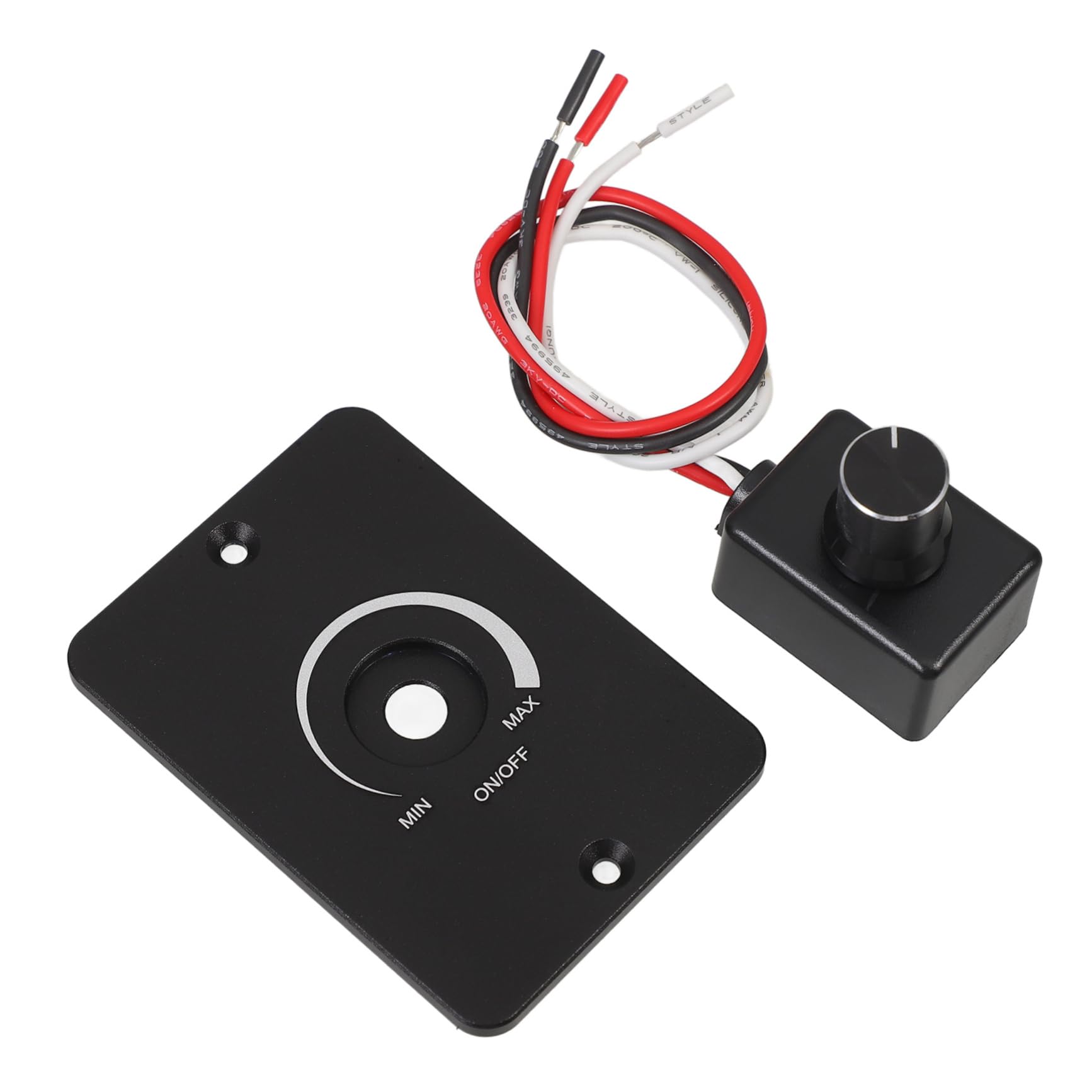 Gatuida 4piezas Interruptor Regulador Para Trailers Interruptor De Luz Manual Diseño De Perilla Preciso De Brillo Para Iluminación Led