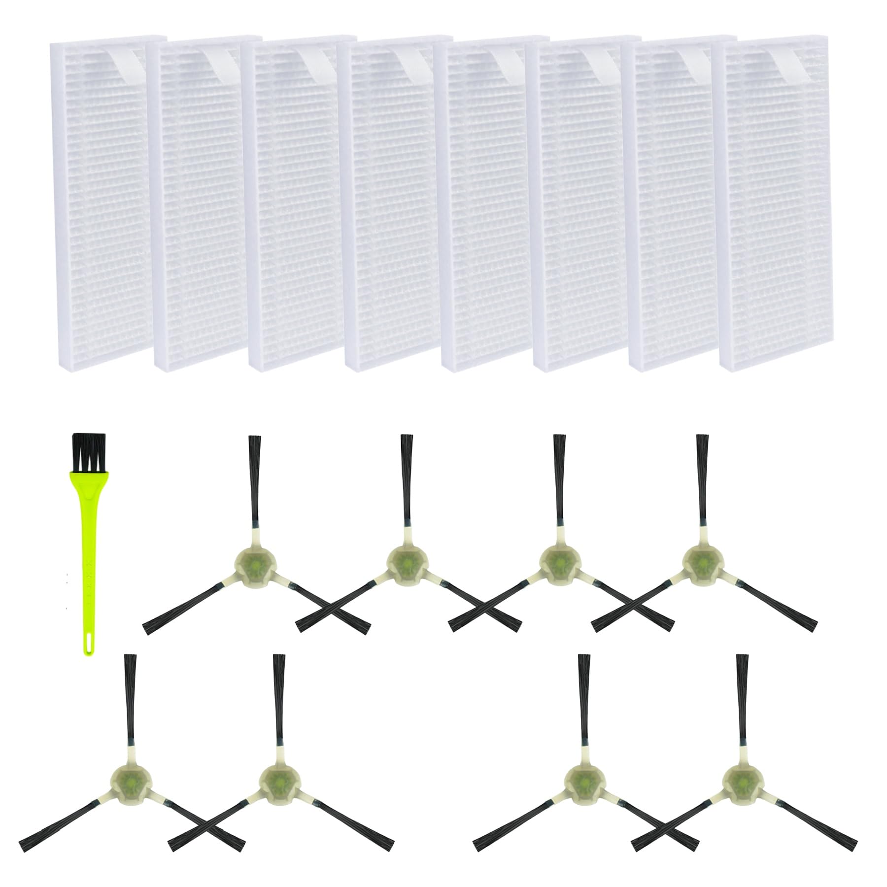 M210 Filters Replacement Brush Parts for Lefant M210 OKP K2 K3 K3A K4 K5 M210S M210B M213 Accessories Side Sweep Brush HEPA Filter Size 5.0 * 1.9 Inch