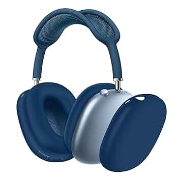 AirPods Max ブルー 美品 保護ケース付 AirPods Max 専用ケース airpods max ケース 保護ケース