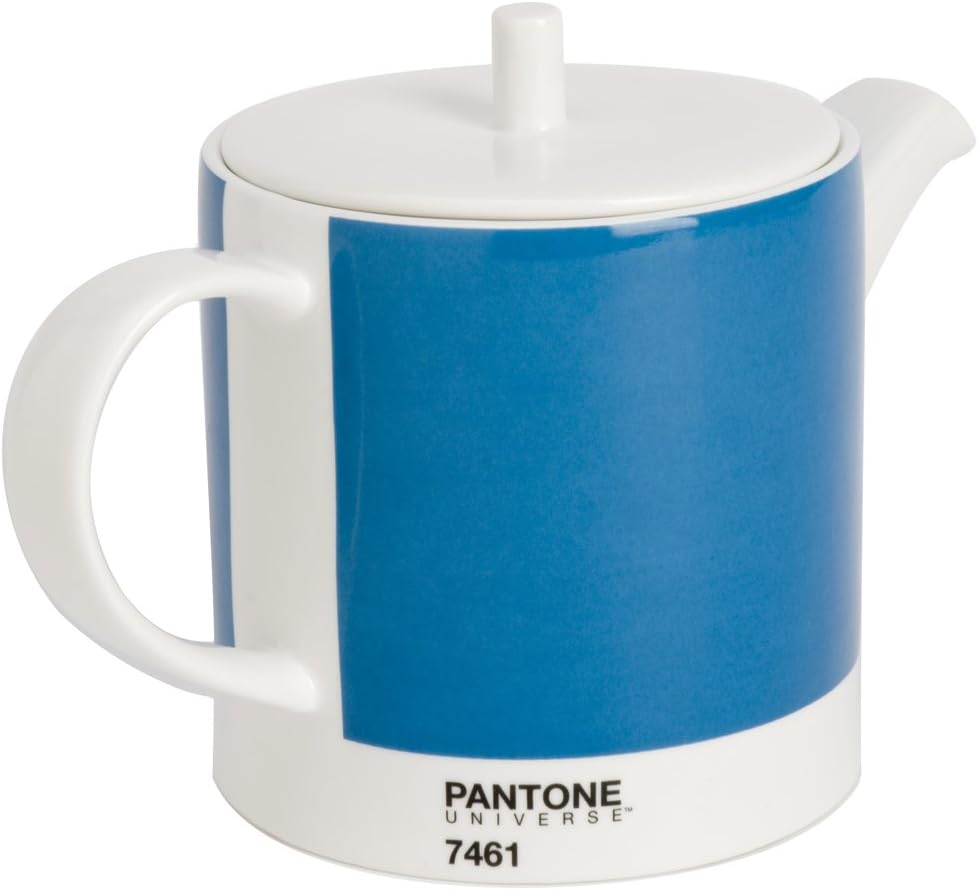 Pantone Universe Teapot, Printers Blue Pantone Mug Home