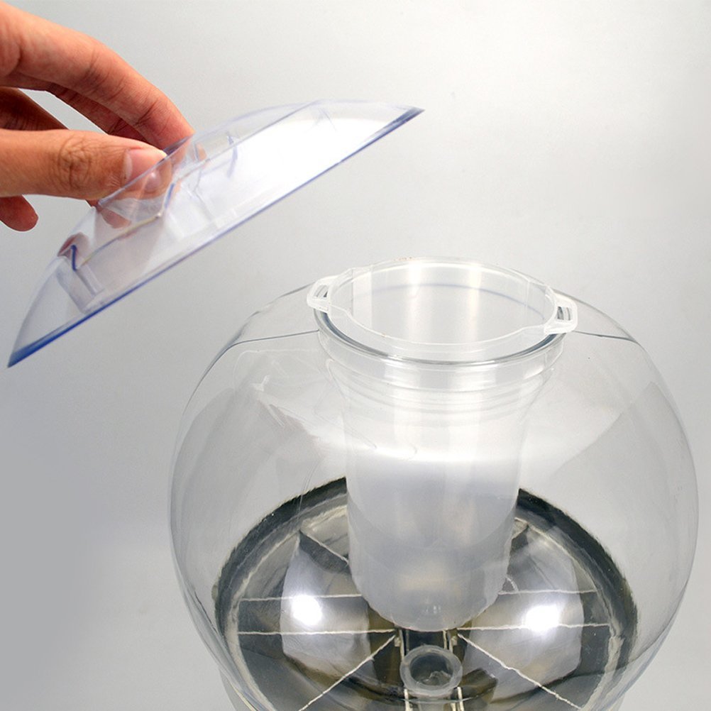 BESTONZON Dispensador de bebidas de vino líquido de 3,5 l con recipiente de hielo integrado (plata)