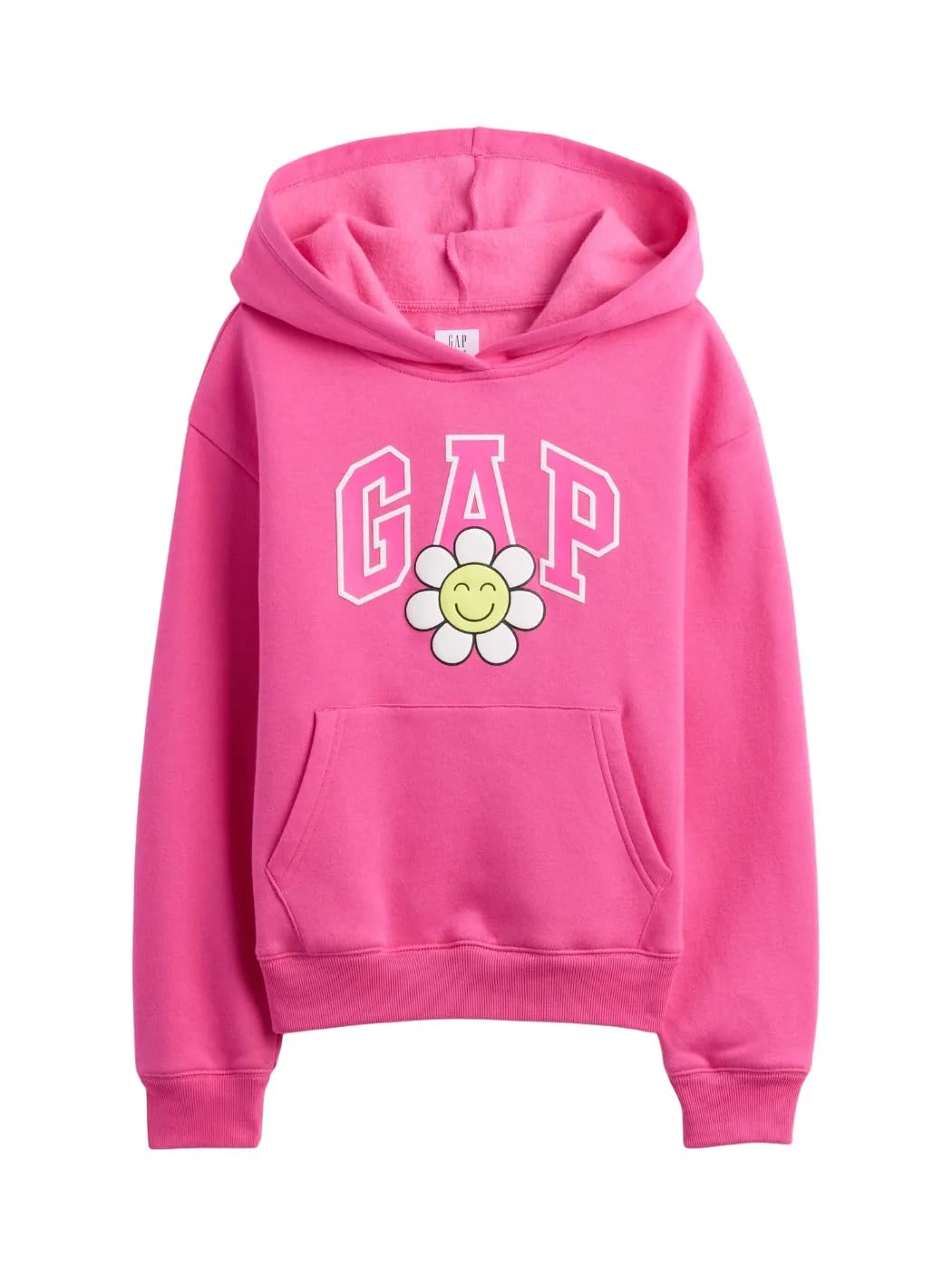 

                                                    GAP Girls Logo Pullover Hoodie Happy Pink M