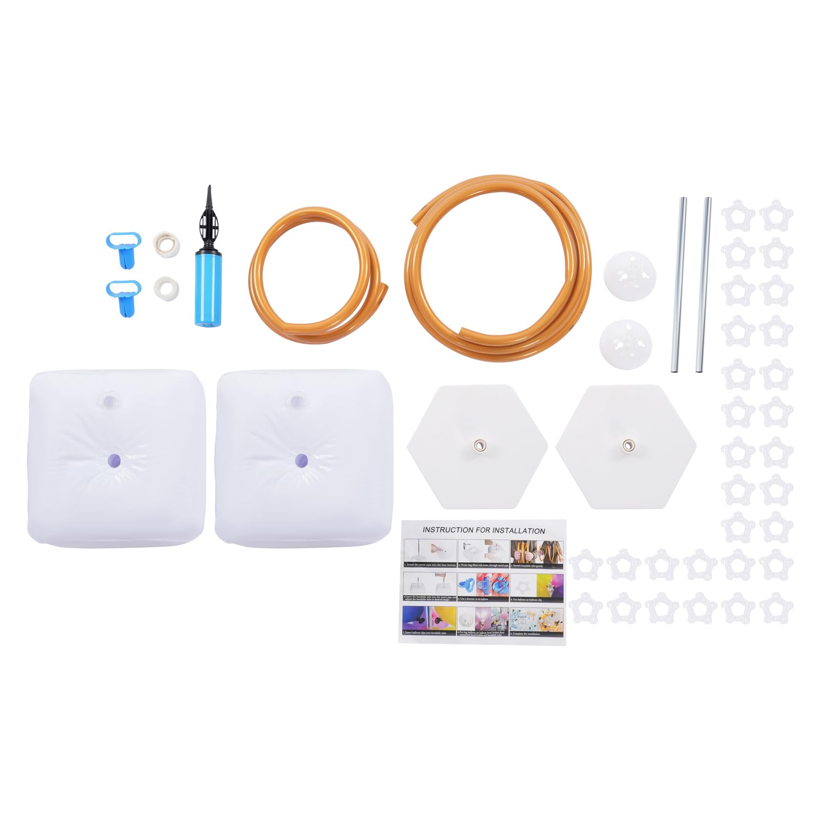 Kit arco per palloncini, 2,5 m + 1,5 m, supporto per palloncini dorato, per compleanno, matrimonio, laurea, anniversario