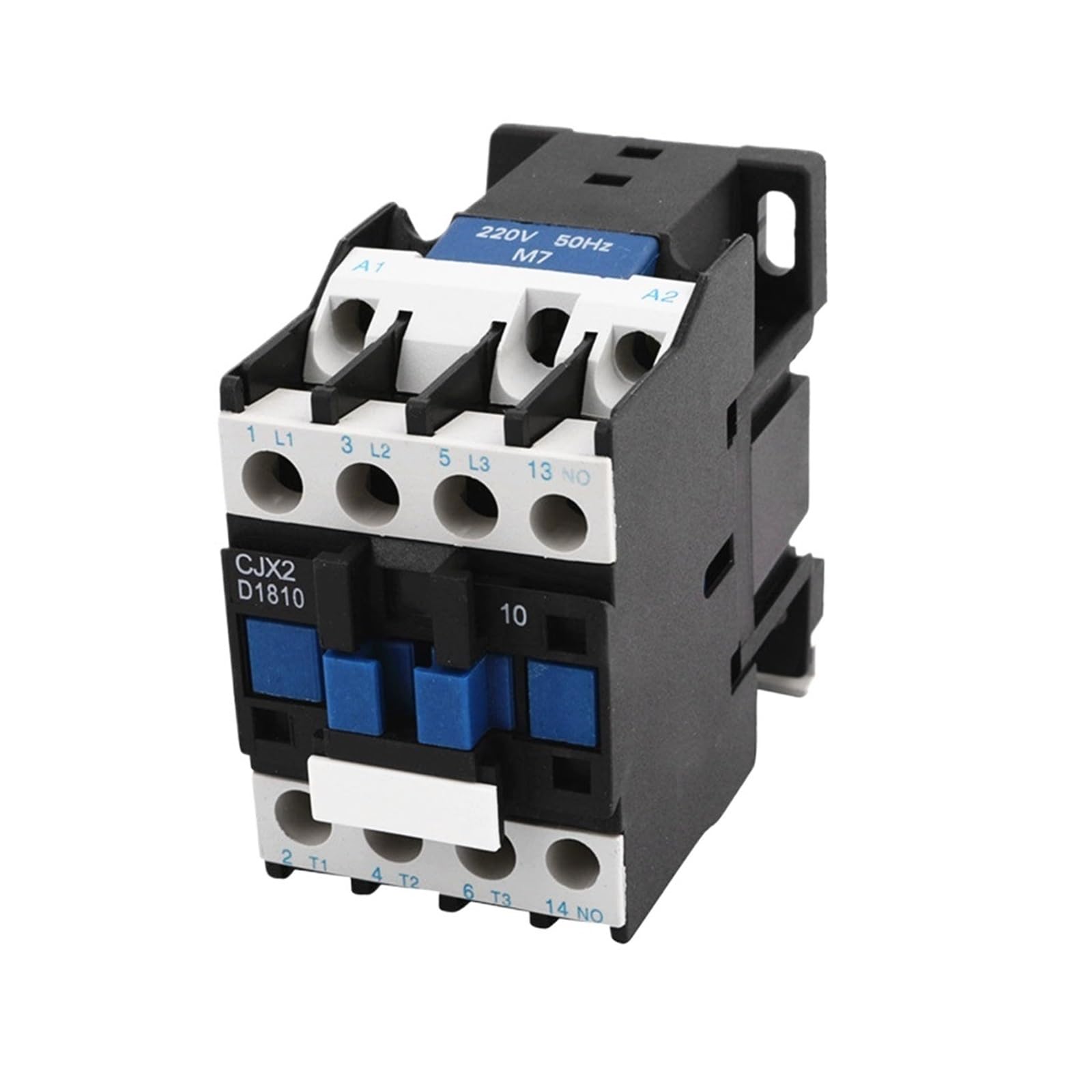CJX2-1810 LC1 stycznik AC 18 A, 3-fazowy, 3-biegunowy, bez napięcia cewki 380 V, 220 V, 110 V, 36 V, 24 V, 50/60 Hz, montaż na szynie DIN 3P + 1NO normalnie otwarty | 3-fazowy (AC48 V)