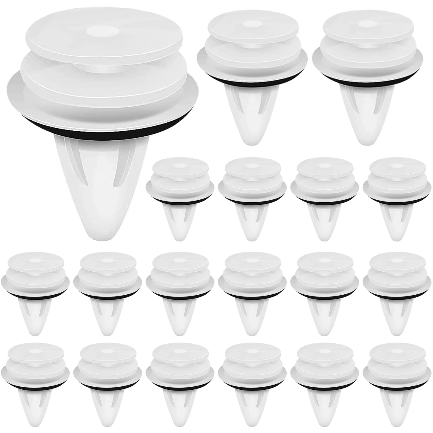 Kit rivetti plastica bottoni di plastica per auto kit clip fissaggio 200PCS Auto Plastica Vite Rivetti Pannello Fissaggio Porta Assetto Clip Pannello Rivetto Fermo(Colore Randon) adatto per range rov