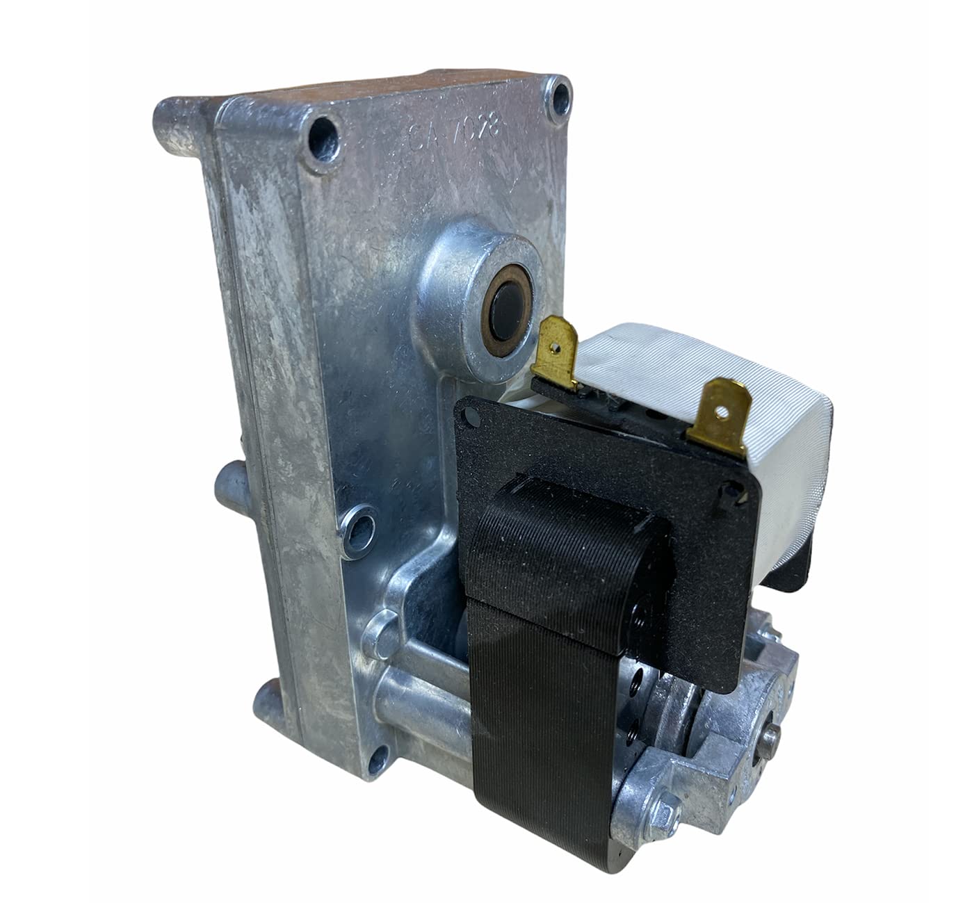 eRicambi, Motoriduttore FB1146 per Stufe a Pellet serie T3, Velocità 5,3rpm, Pacco Lamellare 50mm, Ø Albero 8,5mm, Senso di Rotazione Oraria, Spianatura Singola, Lincar Ecoteck Moretti Ravelli Ungaro