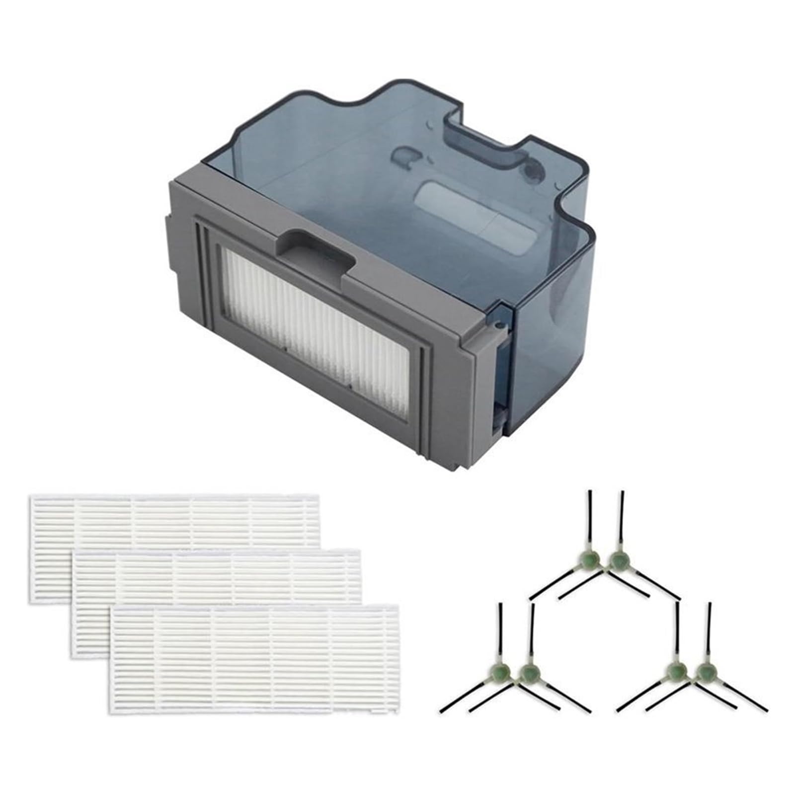 Dustbin Filter Side Brush,Compatible With Lefant M210 M210S M210B M213