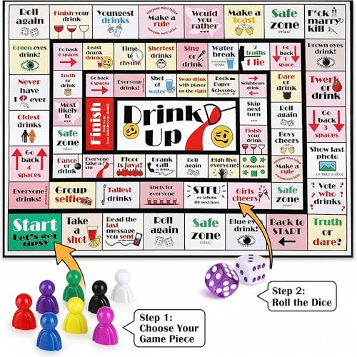 Juego de mesa interactivo con 8 piezas y 2 dados miniatura 3