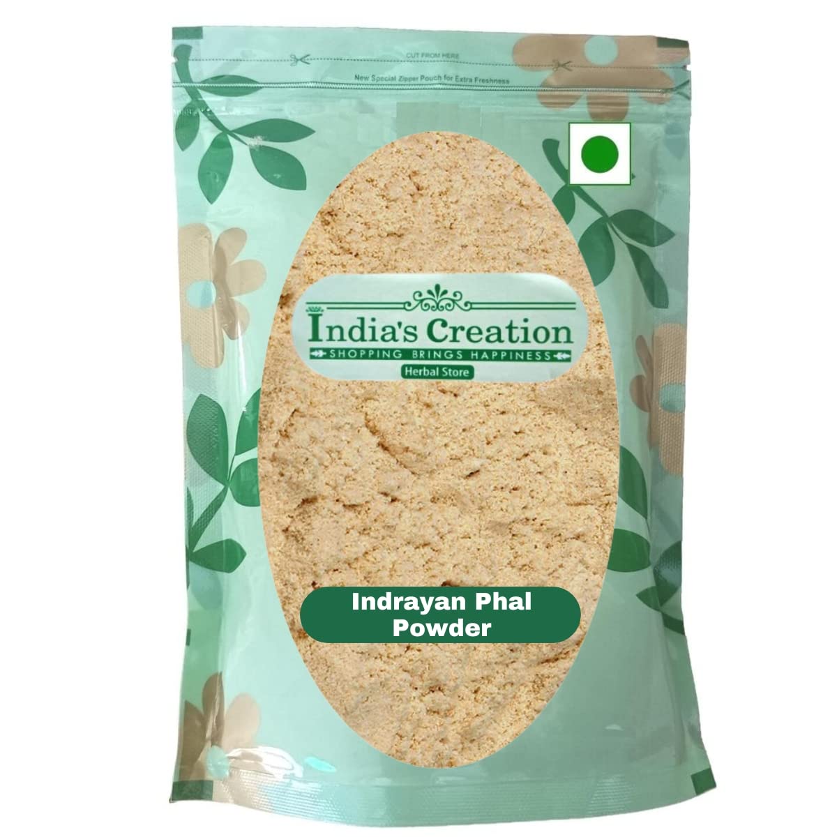Indrayan Phal Powder-Citrullus colocynthis-Raw Herbs-Indrain Fal-Tumba-ndrayun-Bitter Apple-Jadi Booti-Single Herbs (50 Gram)
