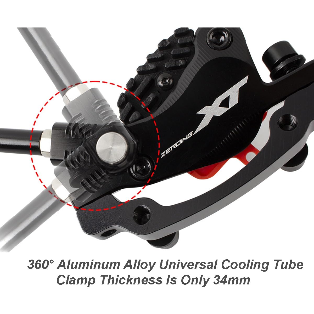 Amazon.co.jp: MTB 油圧ディスクリアブレーキセットアルミ合金 CNC 3