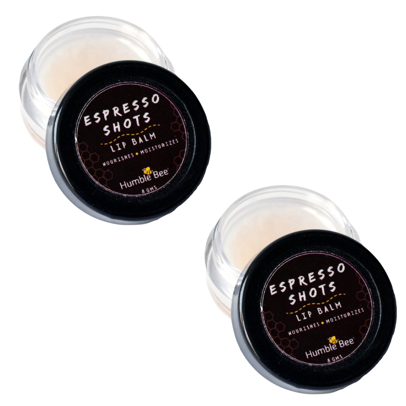Humble bee Soft and Supple lip balm for hydrated lips for women (pack of 2) (Expresso Shots Lip Balm)