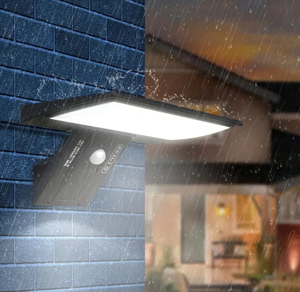 Blue Coral Outdoor Solar Lights for Sunlight Lighting Garden Gardening Led Street Light Motion Sensor Waterproof Wall Solar Lights (2)