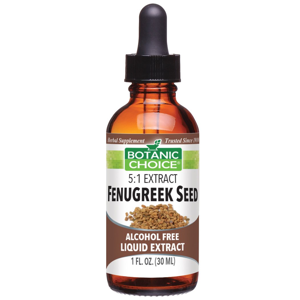 Botanic Choice Fenugreek Seed Liquid Extract Alcohol Free 1 fl oz