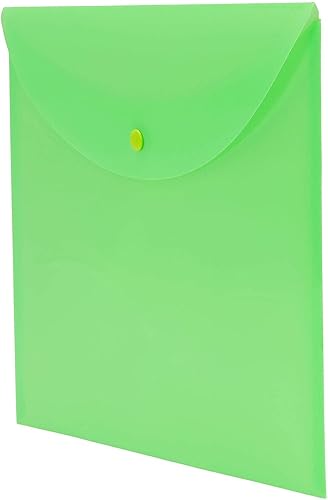 Vista 3 de Smead Sobre del proyecto, cierre a presión, carga superior, tamaño carta, verde, 10 por caja (89683)