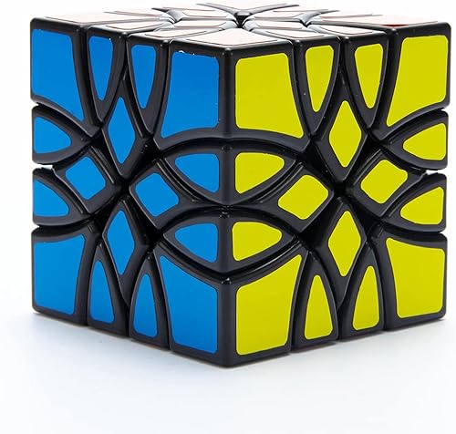 Willking Cubo mágico de dinosaurio, 4 x 4 curvas, rompecabezas de helicóptero, cubo educativo