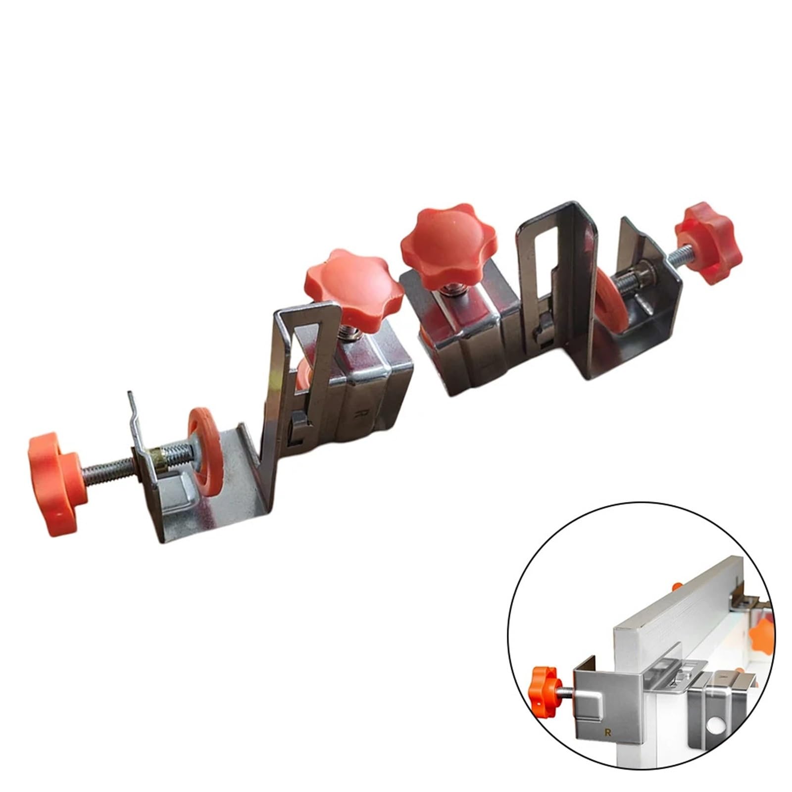 Sargento para Cajones Abrazaderas de cajón Ajustables for carpintería con Capacidad de embutición Profunda y for una construcción Duradera de Acero Inoxidable.