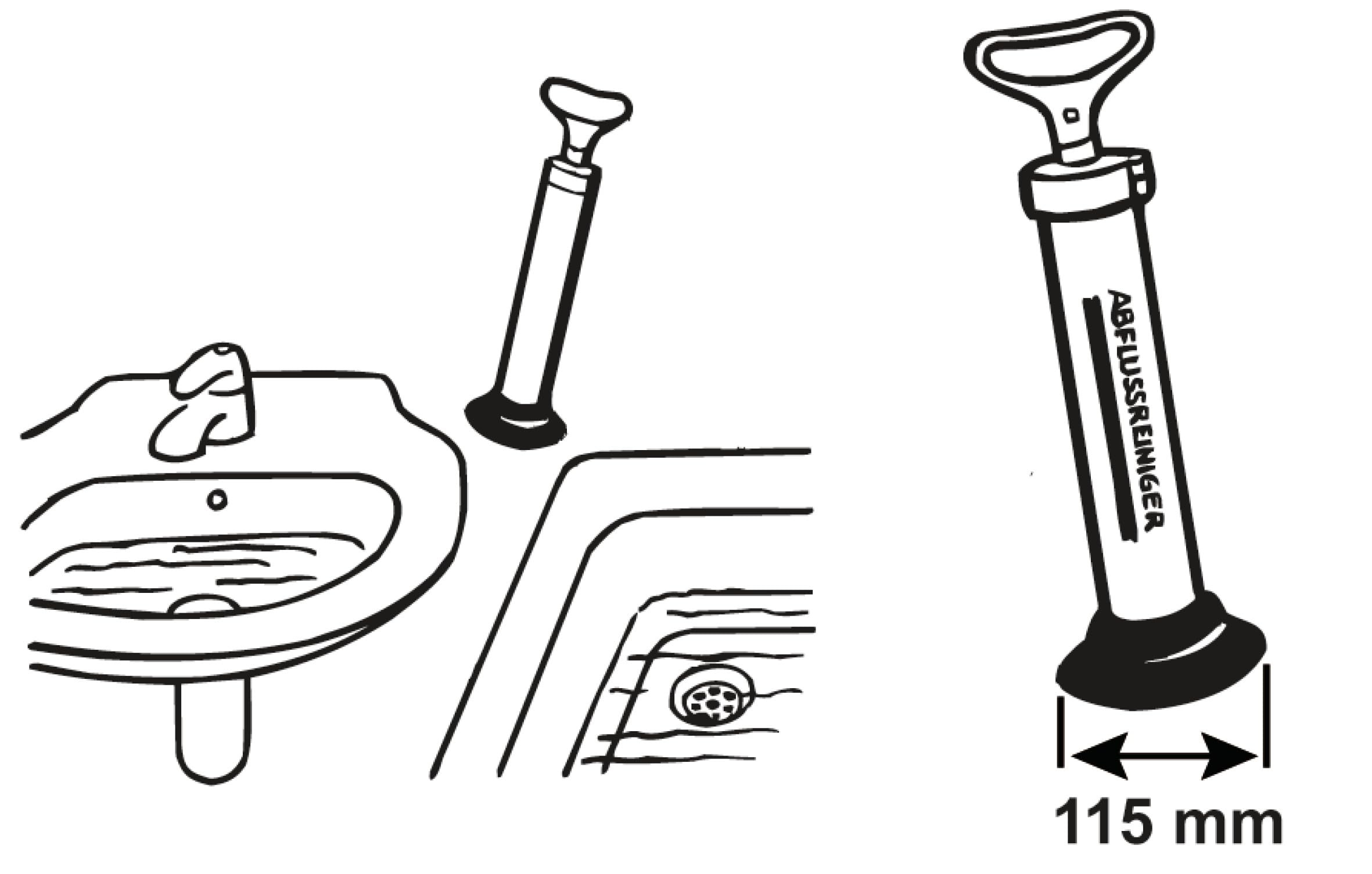 Waterful Sturatubi Pompa A Pressione - Diametro 115mm, Lunghezza 380mm - Foto 5